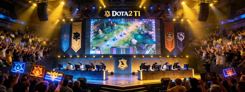 DOTA2国际邀请赛TI比赛现场